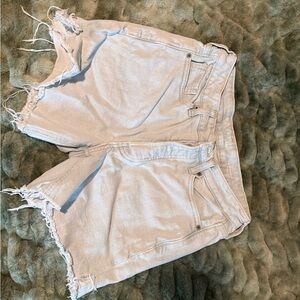 Old Navy Light Blue Jean Shorts with Frayed Hem